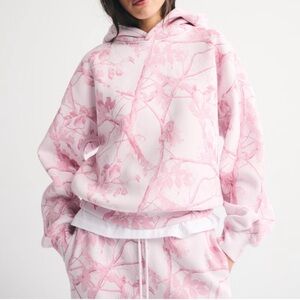 AF pink camo sweat set